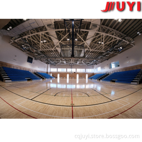 indoor folding retract stadium seating,retract bleacher system,retracted tribune system JY-750